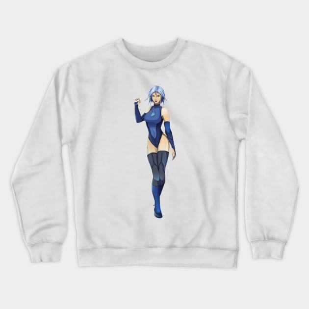 Killer Frost The Flash Arrowverse Crewneck Sweatshirt by YT-Penguin